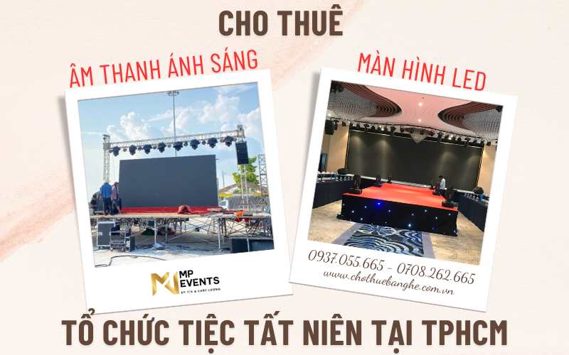 Cho thuê dàn âm thanh tổ chức tất niên tại TPHCM