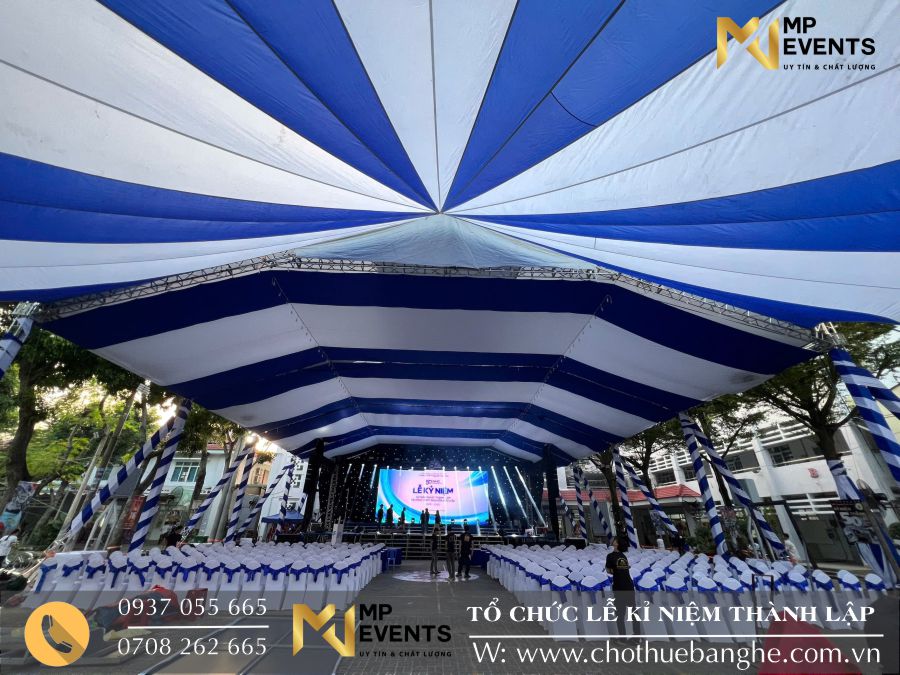 Cho thuê nhà bạt dù che tổ chức Lễ kỉ niệm 50 năm