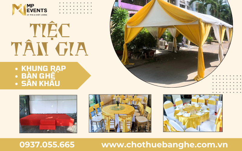 Cho thuê thiết bị tổ chức tiệc tân gia tại Phú Nhuận