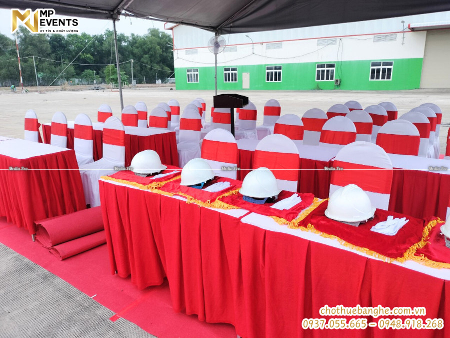 Cho thuê bàn ghế đại biểu