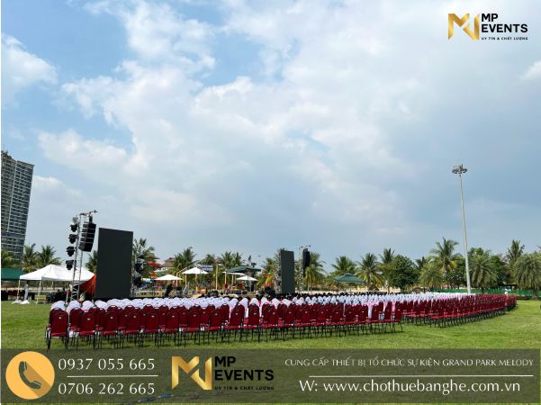Cung cấp thiết bị cho live show âm nhạc Grand Park Melody tại Grand Park Quận 9