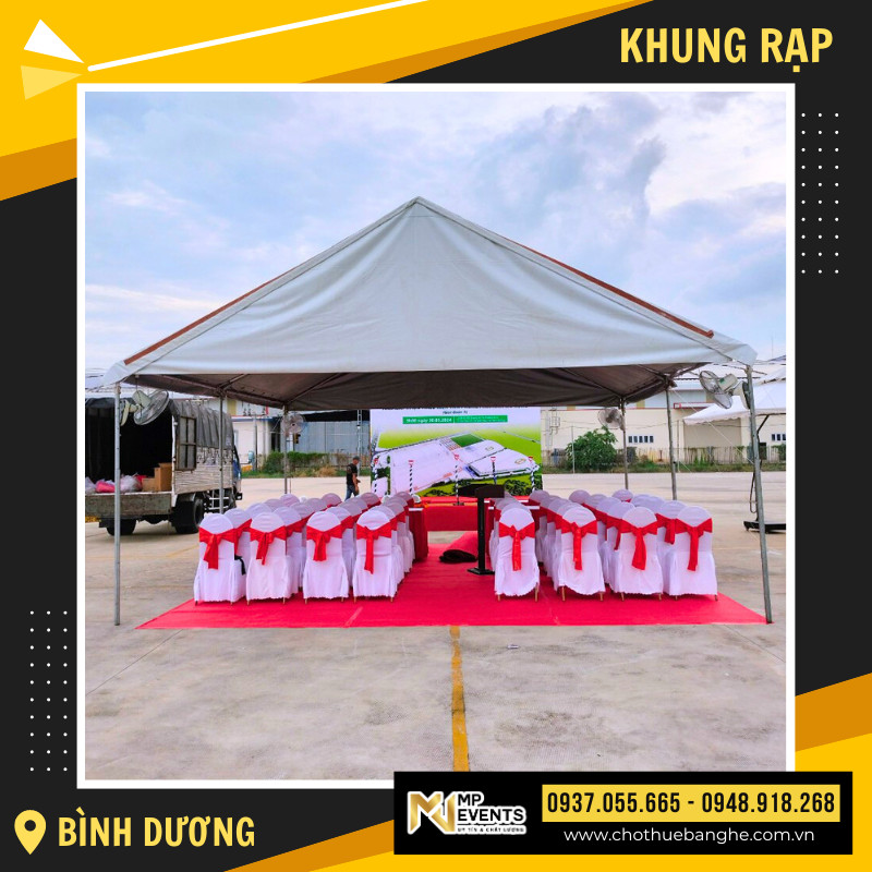 cho thuê khung rạp giá rẻ tại bình dương