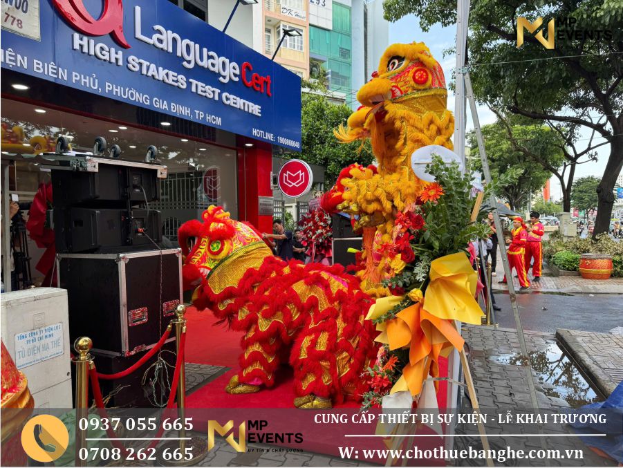 Dịch vụ lân sư rồng khai trương