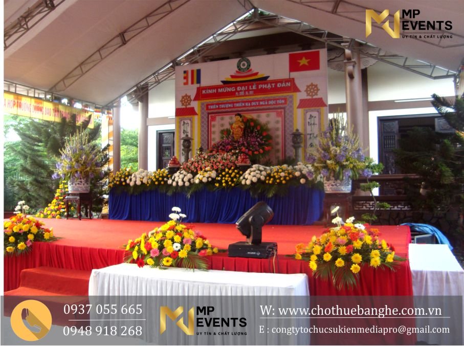 cho thuê sân khấu - backdrop chất lượng nhất tphcm
