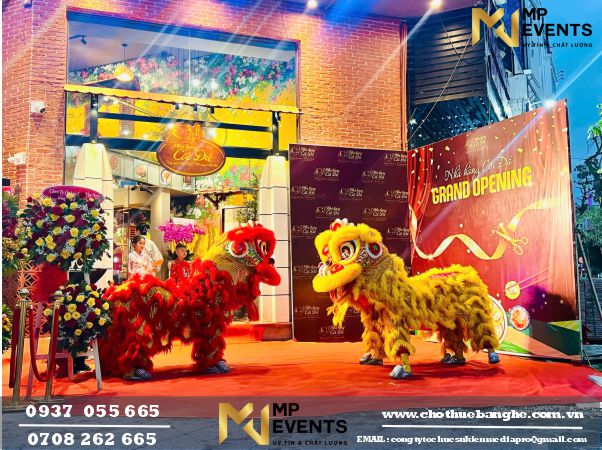 Tổ chức lễ khai trương cần những thiết bị nào 