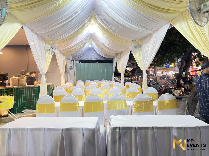Cho thuê khung rạp tổ chức lễ khai trương