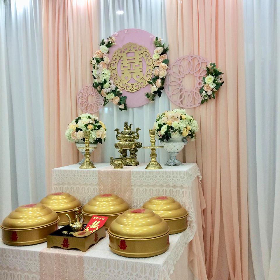 Mâm quả trong lễ gia tiên