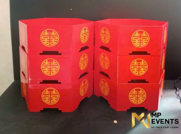 Mâm quả lục giác không nắp
