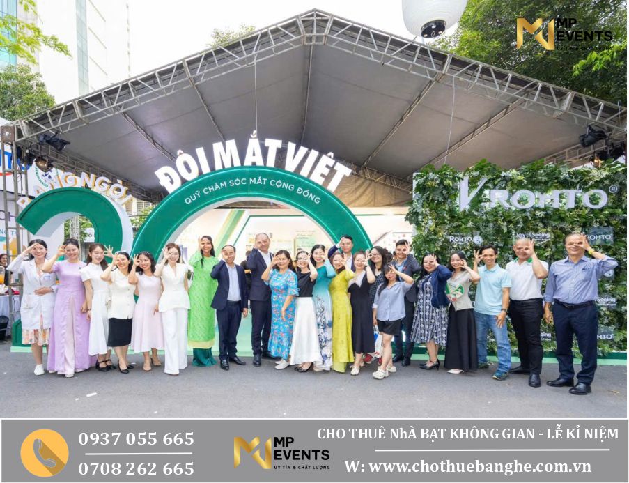 Cho thuê nhà bạt không gian cho Lễ Kỉ Niệm