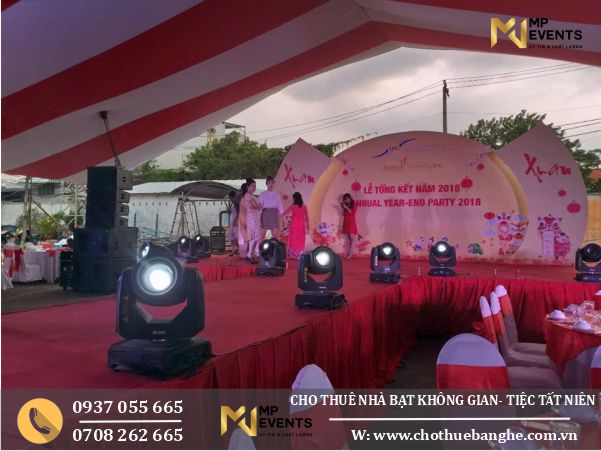 Cho thuê sân khấu, backdrop, âm thanh ánh sáng sự kiện