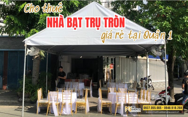 Cho thuê nhà bạt trụ tròn giá rẻ tại Quận 1