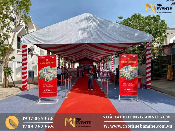 Cho thuê nhà bạt không gian đẹp cho sự kiện ngoài trời tại TPHCM