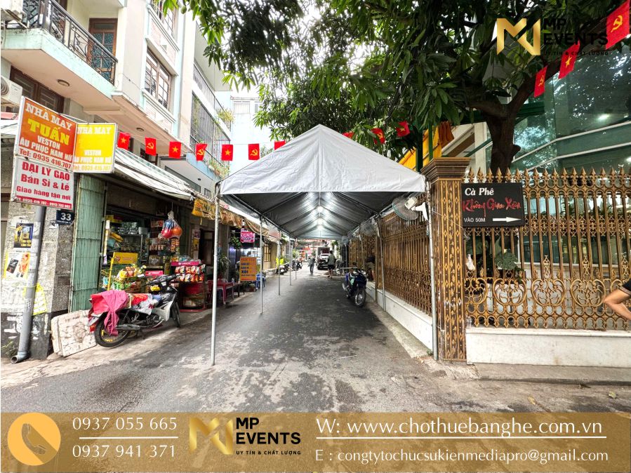 Dịch vụ cho thuê nhà bạt giá rẻ tại TPHCM