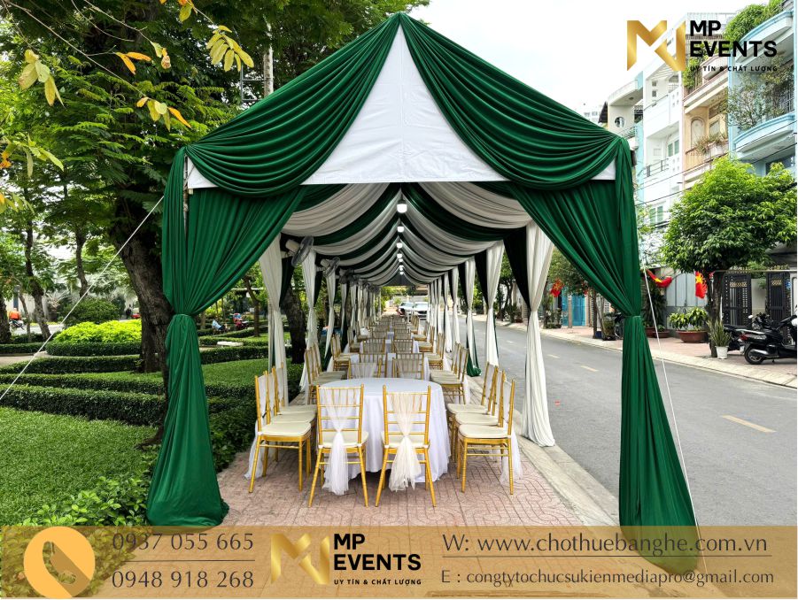 Nơi cho thuê khung rạp cưới đẹp tại TPHCM