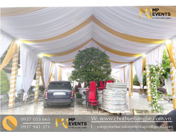 Rạp sự kiện cao cấp cho đám giỗ tại nhà TPHCM