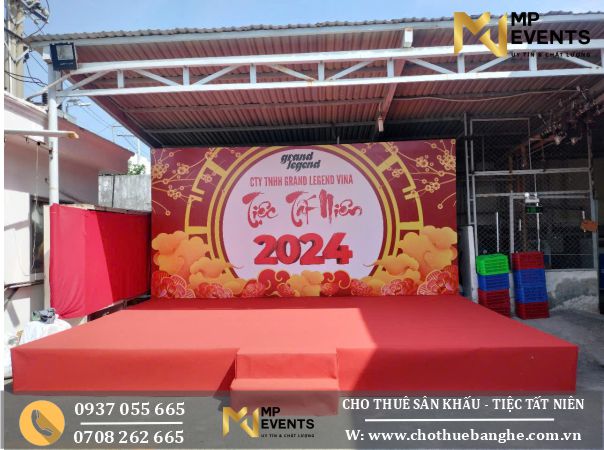 Cho thuê sân khấu tiệc tất niên công ty tại quận 12