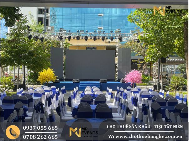 Cho thuê sân khấu tổ chức tiệc year end party tại quận 10