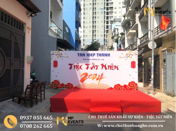 Địa chỉ thi công sân khấu tất niên chuyên nghiệp tại TPHCM