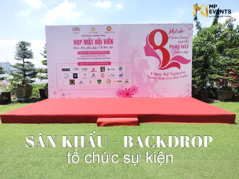Đơn vị cho thuê sân khấu - backdrop sự kiện giá rẻ nhất TPHCM