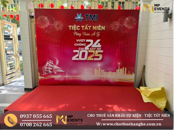 Thuê sân khấu tiệc tất niên đẹp năm 2025 - 2026 ở đâu