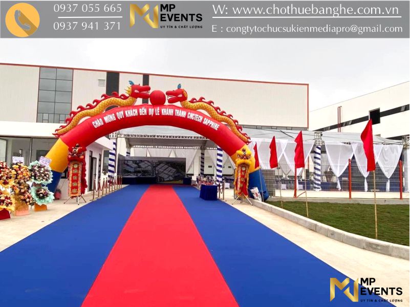 Cho thuê thảm sự kiện giá rẻ tại quận 12 TPHCM