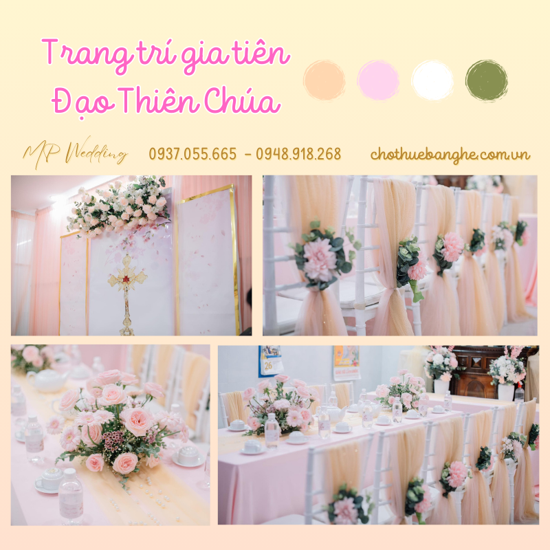 Mẫu trang trí gia tiên theo Công Giáo theo phong cách đơn giản