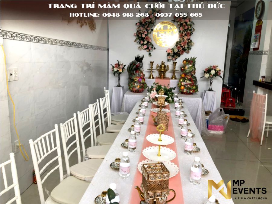 Trang trí mâm quả cưới tại Thủ Đức